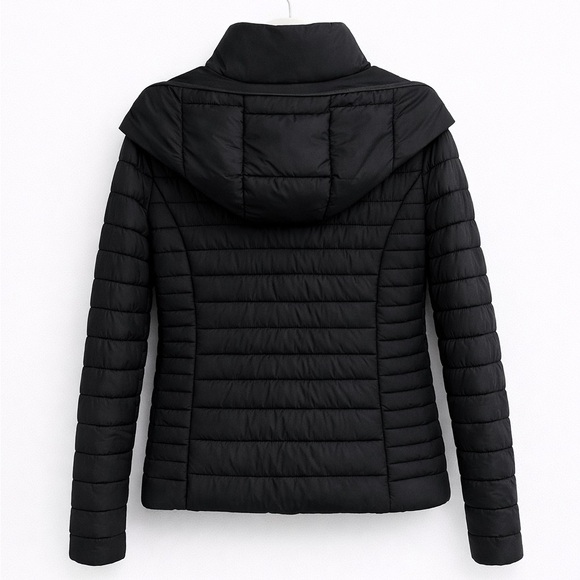 Michael Kors Women's Black Puffer Coat - Picture 3 of 10